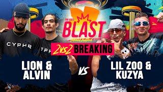 Lion & Alvin vs Kuzya & Lil Zoo I Top 16 2vs2 Breaking I The Legits Blast 2023