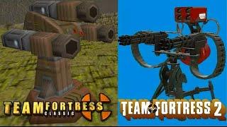 Evolution Of Sentry Guns In Team Fortress