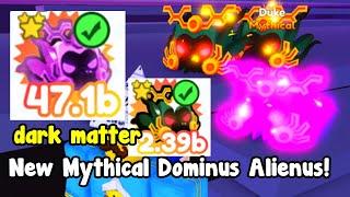 Made New Dark Matter Dominus Alienus Mythical! - Pet Simulator X Roblox