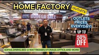 HOME FACTORY OUTLETS! MANDALUYONG CITY BRANCH BAGSAK PRESYONG MGA FURNITURE  UP TO 50% DISCOUNT