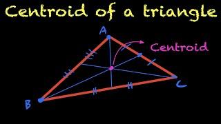 Calculating the Centroid of a Triangle