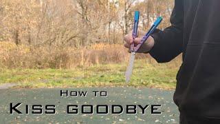 Kiss Goodbye - Обучение среднему трюку на ноже бабочке | How to Kiss Goodbye on Balisong