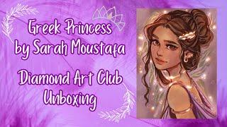 Greek Princess Unveiled!  A Stunning Sarah Moustafa Diamond Art Club Kit!