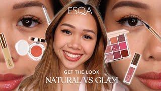 GET THE LOOK: NATURAL VS GLAM | ESQA COSMETICS