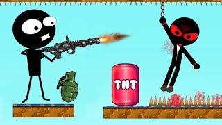 STICKMAN DESTRUCTION - Walkthrough Gameplay Part 2 - LEVEL 20-40(Stickman Destruction Warrior Games)