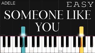 Adele - Someone Like You | EASY Piano Tutorial