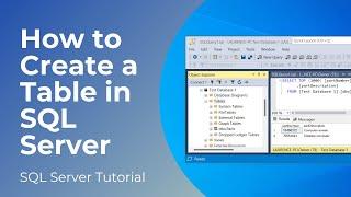 How to Create a Table in SQL Server Management Studio