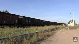 CN Blocks Edmonton Crossing for 45 Minutes! (Full Version)