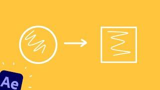 Circle to Rectangle - After Effects Shape Morping Tutorials