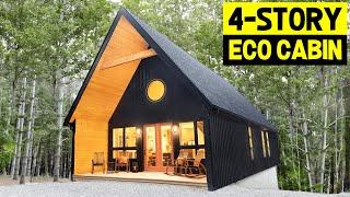 HUGE 4-STORY ULTRA-LUXURY ECO CABIN w/ Sunken Living Room & Hot Tub!