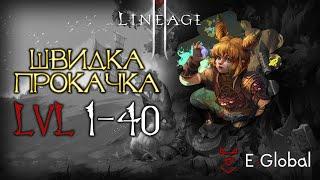 Швидка прокачка 1 - 40 на сервері Lineage II E-Global Masterwork (Season 5)