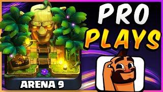 Pro Player SPEEDRUNS Arena 9 in Clash Royale