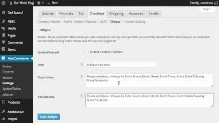 Video: How to Setup Check Payments in WooCommerce