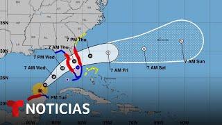 Esta es la posible trayectoria del huracán Milton al tocar tierra en Florida | Noticias Telemundo