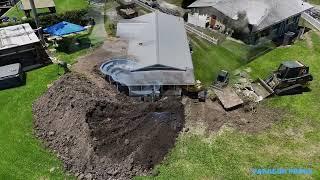 Paragon Pool of NCF | Fiberglass install