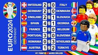 EURO 2024 Round of 16  ALL GOALS in Lego