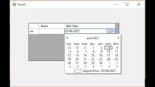 Add DateTimePicker in DatagridView - C#