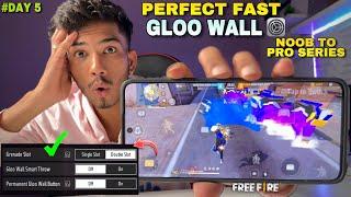 FREE FIRE: HOW TO MAKE THE PERFECT FAST GLOO WALL! (NOOB TO PRO TIPS) day 5