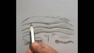 Drawing on forehead wrinkles | @shade2shape