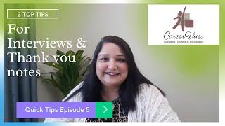 INTERVIEW TIPS - how to write a thank you letter after an interview