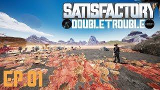 Satisfactory | DOUBLE TROUBLE wNexxus Ep .01 - Welcome 2 DOUBLE TROUBLE! | Multiplayer Desert Biome