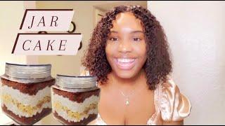 How to Make Jar Cake/ Cake in a Jar. Easy Recipe and Steps. Red Velvet & French Vanilla Flavors