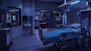 Hospital Intensive Care Unit Background Noise | ICU Room Sounds Heart Monitor, IV Pump, Ventilator