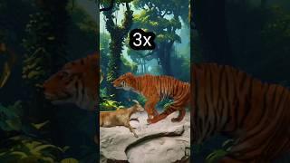 3x 2x 3x 0.5x 0.3x #animals #animal #anmalfights #ytshorts #tiger #shorts