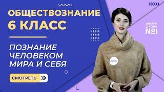 Познание человеком мира и себя. Видеоурок 10. Обществознание 6 класс