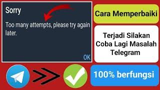 Cara Memperbaiki Terjadi Kesalahan Internal Silakan Coba Lagi Masalah Telegram 2024 ll