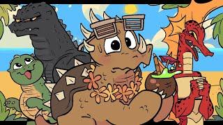 Anguirus Vacation [Godzilla Animation]