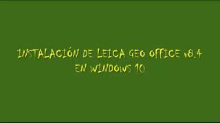 INSTALACION LGO 8 4 WINDOWS10