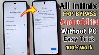 All Infinix Hot30/Hot40/zero30/Note30/Note40/Hot20 FRP Bypass Unlock Android 13 Without PC