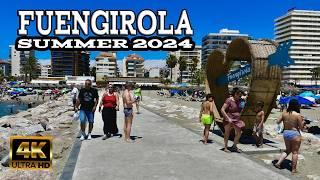 FUENGIROLA Spain Vibrant city summer 2024 Costa Del Sol andalusia [4k]