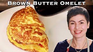 Laminated Brown Butter Omelet (the Secret Ingredient is Flour)