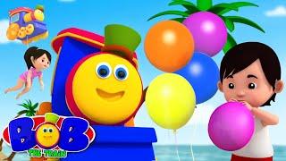 Balloon Song | Balloon Race | Bob The Train Nursery Rhymes & Songs for Babies | Kids Tv