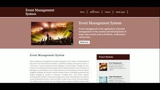 Event Management System | Python Django Project Tutorial