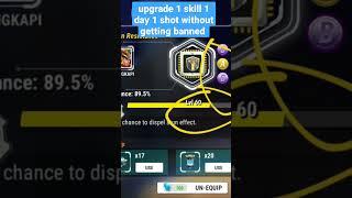 buy and upgrade skills 1 day 1 without getting banned