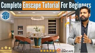 Complete Enscape Tutorial For Beginners | Interior Design Project