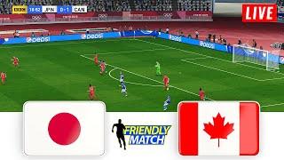 JAPAN vs CANADA LIVE TODAY  INTERNATIONAL FRIENDLY MATCH 2023  FOOTBALL GAMEPLAY HD
