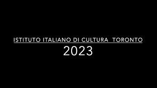 Istituto Italiano di Cultura Toronto | 2023 REWIND