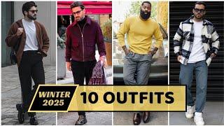 10 Latest Winter Outfit Ideas for Men 2025 | Men's Fashion