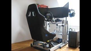 My 8020 race sim rig v2