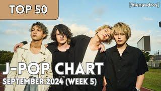 [TOP 50] J-Pop Songs Chart | September 2024 (Week 5) + New Songs