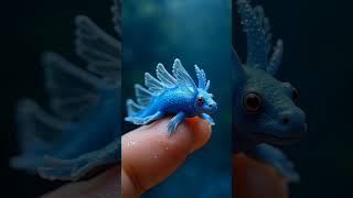 Tiny Glaucus Atlanticus - Finger-Sized Wonder! #minibeastfam #tinypets #wildlife #cute #animals