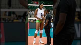 Interviewer Asking Questions to the Tallest Female Kenyan Volleyball Player #tallwoman #volleyball