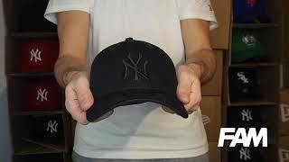 NEW ERA 39THIRTY NEW YORK YANKEES STRETCH BLACK/BLACK CAP