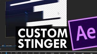 How to Create a Custom Stinger Transition for OBS in After Effects - FREE DOWNLOAD