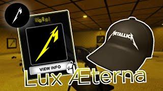 Apeirophobia How To Get Metal Title + Metallica Logo Baseball Cap [Lux Æterna Badge]