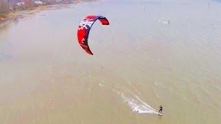 HELIVIEW Kite Surfer Lake Constance SkySolutions